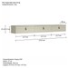 Rack para TV Até 65 Polegadas Suspenso Line 3 Portas Off White - Olivar Móveis