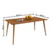 Mesa de Madeira Veneza 160 Cm Cedro - Casa D