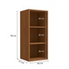 Armário Aéreo Cozinha 40 Cm Mônica 1 Porta Canela - Kappesberg