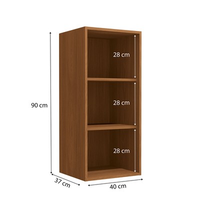 Armário Aéreo Cozinha 40 Cm Mônica 1 Porta Canela - Kappesberg