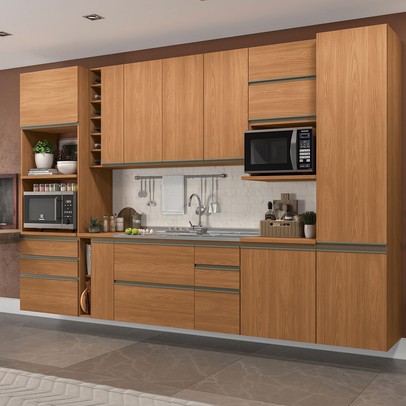 Armário Aéreo Cozinha 60 Cm Mônica Canela - Kappesberg