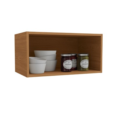 Armário Aéreo Cozinha 60 Cm Mônica 1 Porta Basculante Canela - Kappesberg