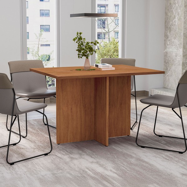 Mesa de Madeira Paris 120 Cm Cedro - Casa D