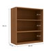 Armário Aéreo Cozinha 80 Cm Mônica 2 Portas Canela - Kappesberg
