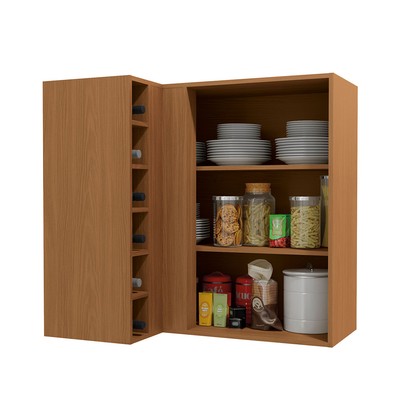 Armário Aéreo Cozinha 98 Cm Mônica 1 Porta Canela - Kappesberg