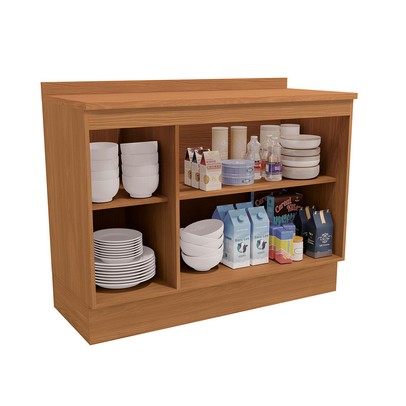 Balcão de Cozinha 120 Cm Mônica 2 Portas Canela - Kappesberg