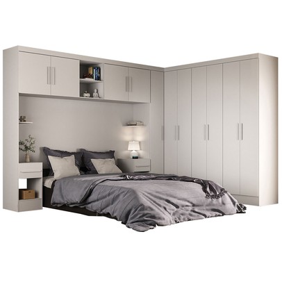 Guarda-Roupa Casal Modulado Soberano 11 Portas 5 Gavetas Branco - Panorama Móveis