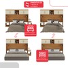 Guarda-Roupa Casal Modulado Soberano 11 Portas 5 Gavetas Cinamomo/Off White - Panorama Móveis