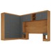Guarda-Roupa Modulado Soberano 11 Portas 8 Gavetas Cinamomo/Chumbo - Panorama Móveis