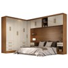 Guarda-Roupa Modulado Soberano 11 Portas 8 Gavetas 100% Mdf Cinamomo/Off White - Panorama Móveis
