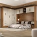 Guarda-Roupa Modulado Soberano 11 Portas 8 Gavetas Cinamomo/Off White - Panorama Móveis