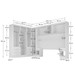 Guarda-Roupa Modulado Soberano 11 Portas 8 Gavetas com Espelho Branco - Panorama Móveis