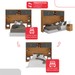 Guarda-Roupa Modulado Soberano 11 Portas 8 Gavetas com Espelho Cinamomo/Chumbo - Panorama Móveis