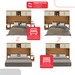 Guarda-Roupa Modulado Soberano 11 Portas 8 Gavetas com Espelho Cinamomo/Off White - Panorama Móveis