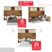 Guarda-Roupa Modulado Soberano 11 Portas 8 Gavetas com Espelho Cinamomo/Off White - Panorama Móveis