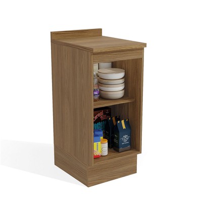 Balcão de Cozinha 40 Cm Isabel 1 Porta Nogueira/Fendi - Kappesberg