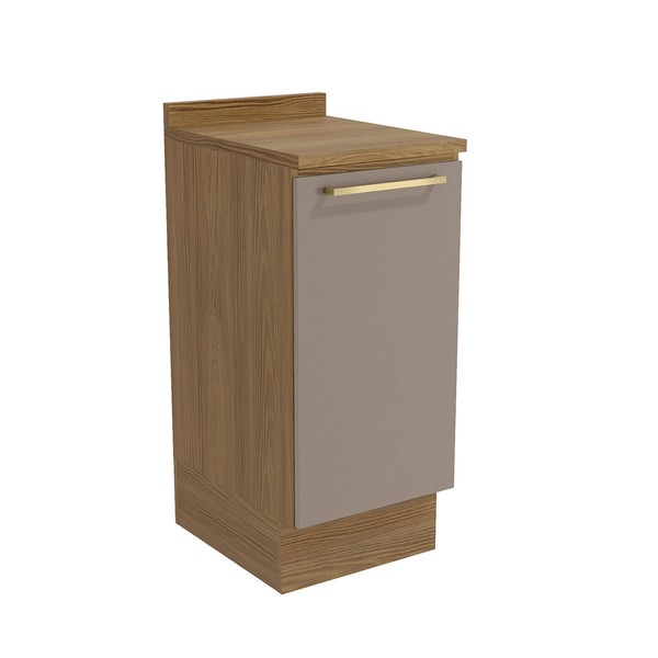 Balcão de Cozinha 40 Cm Isabel 1 Porta Nogueira/Fendi - Kappesberg