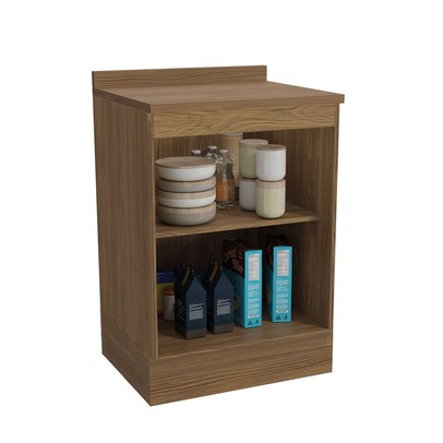 Balcão de Cozinha 60 Cm Isabel 1 Porta Nogueira/Fendi - Kappesberg