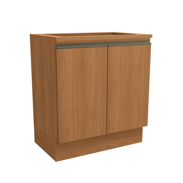 Balcão de Cozinha para Cooktop Mônica 2 Portas Canela - Kappesberg