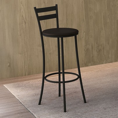 Banqueta Reims Preto Fosco - Kappesberg