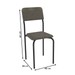 Mesa de Jantar 4 Lugares Annecy Preto Fosco - Kappesberg