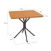 Mesa de Jantar 4 Lugares Amaryllis Canela/Preto - Kappesberg