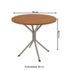 Mesa de Jantar 4 Lugares Jordana Nikel - Kappesberg