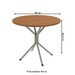 Mesa de Jantar 4 Lugares Jordana Nikel - Kappesberg