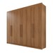 Guarda-Roupa Casal Siena 6 Portas 6 Gavetas 100% Mdf Cinamomo - Pnr Móveis