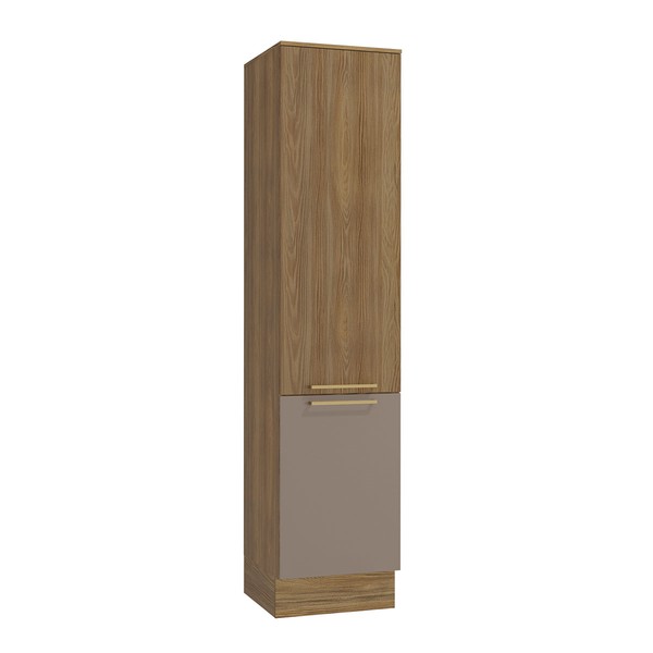 Paneleiro 50 Cm Isabel 2 Portas Nogueira/Fendi - Kappesberg