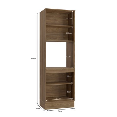 Torre Quente Isabel 4 Portas Nogueira/Fendi - Kappesberg