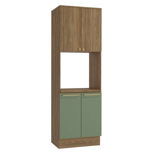 Torre Quente Isabel 4 Portas Nogueira/Verde - Kappesberg