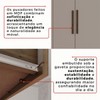 Guarda-Roupa Casal Kali 6 Portas 4 Gavetas Savana/Off White - Pnr Móveis