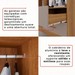 Guarda-Roupa Casal Kali 6 Portas 4 Gavetas com Espelho Cinamomo/Off White - Pnr Móveis