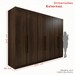 Guarda-Roupa Casal Eldorado Premium 6 Portas 6 Gavetas Savana - Pnr Móveis