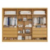 Guarda-Roupa Casal Valencia 6 Portas 6 Gavetas 100% Mdf Peroba - Mademarques