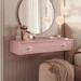 Penteadeira Suspensa Strass 1 Gaveta 19519 Rose - Olivar Móveis