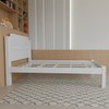 Cama de Solteiro Kids 100% Mdf  Branco - Panorama Móveis