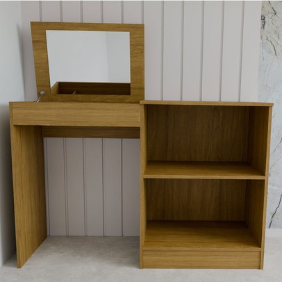 Penteadeira Celeste 2 Portas com Espelho e Porta Jóias Ypê - Panorama Móveis