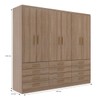 Guarda-Roupa Casal Arkansas 6 Portas 12 Gavetas Demolição - Pnr Móveis