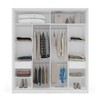Guarda-Roupa Casal Lisboa 2 Portas 2 Gavetas Branco - Politorno