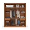 Guarda-Roupa Casal Lisboa 2 Portas 2 Gavetas Freijó/Branco - Politorno