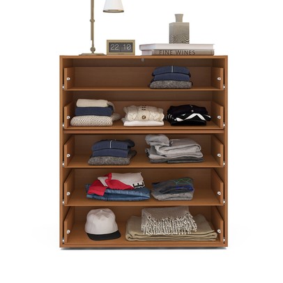 Cômoda Lisboa 5 Gavetas Freijó/Cinza - Politorno