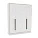 Guarda-Roupa Casal Valência 4 Portas 4 Gavetas Branco - Politorno