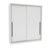 Guarda-Roupa Casal Valência 2 Portas 2 Gavetas Branco - Politorno
