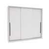 Guarda-Roupa Casal Valência 3 Portas 4 Gavetas Branco - Politorno