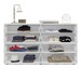 Cômoda Valência 8 Gavetas Branco/Cinza - Politorno