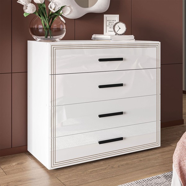 Cômoda Valência 4 Gavetas Branco - Politorno