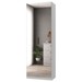 Sapateira Sublime 2 Portas com Espelho 100% Mdf Linho - Mambel