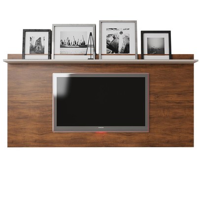 Painel para TV Até 50 Polegadas Jhon Seda/Off White - Pnr Móveis